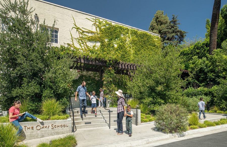 Oaks School Revitalizing with Greenspace